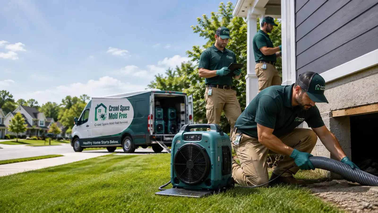 Crawl Space Mold Removal in Bagdad, AZ